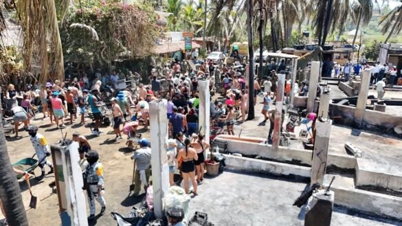 Se avanza en la remoción de escombros